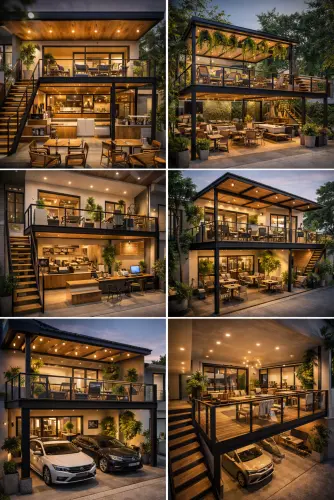 Mezannine Cafe Modern di Tanah Abang