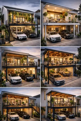 Mezannine Teras Rumah Keren di Tanah Abang